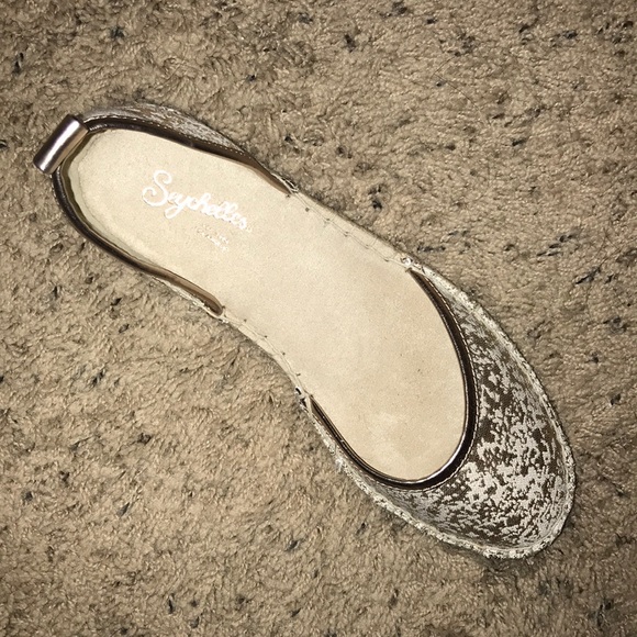 Seychelles Los Angeles Anthropologie gold metallic size 7 - Picture 7 of 15